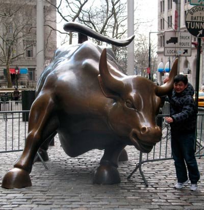 El toro de Wall Street. Imagen de Tomás Alvarez. Guiarte.com