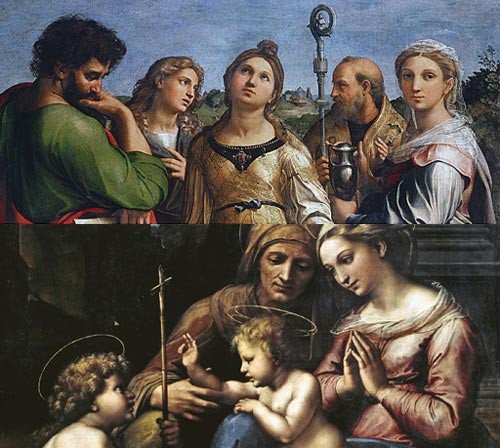 Imágenes de la muestra "El último Rafael", actualmente en el Museo del Prado